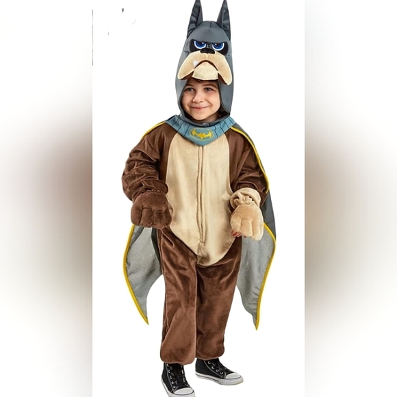 ☆SHIPS ASAP☆NWT DC League League of Super-Pets Toddler Comfywear "Ace" Costume - Picture 1 of 10